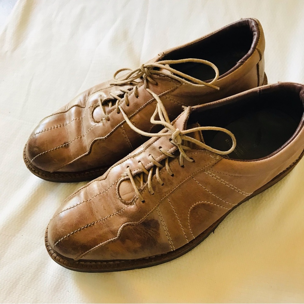 Allen Edmonds Brown Leather Oxford Shoes